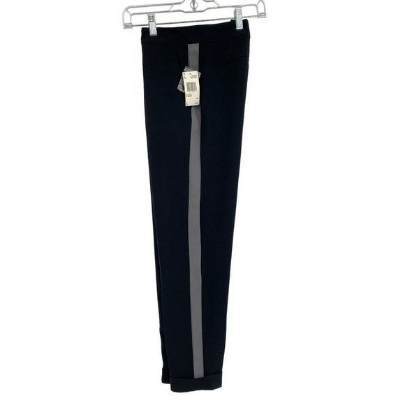 Womens Buffalo David Bitton Pants Ankle Side Stripe Size 2 Black 2250 NWT - Picture 12 of 12